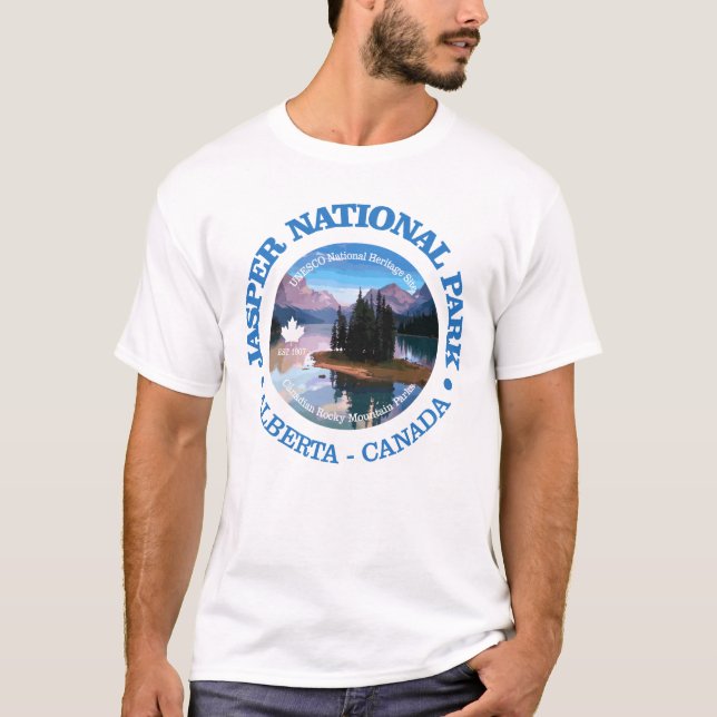 T-shirt Parc national Jasper (lac Maligne) (Devant)