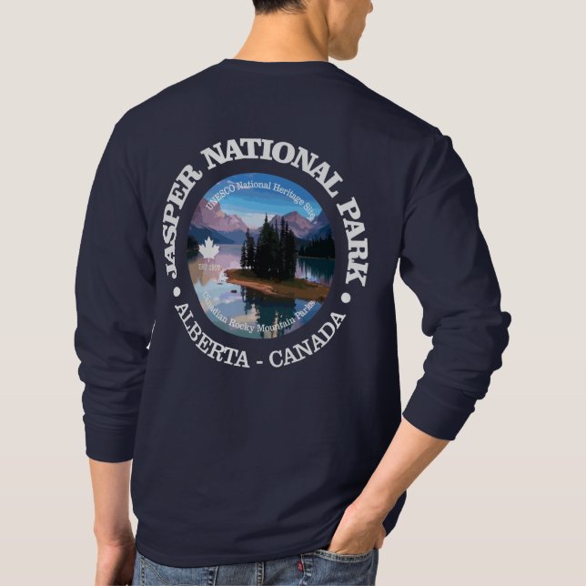 T-shirt Parc national Jasper (lac Maligne) (Dos)