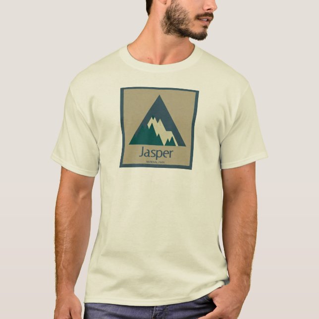 T-shirt Parc national Jasper Rustique (Devant)