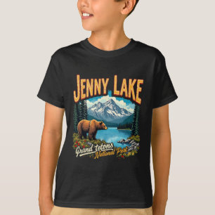 T-shirt Parc national Jenny Lake Voyage vacances vintage G