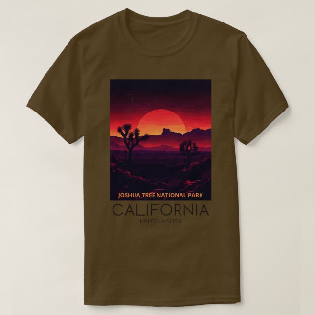 T-shirt Parc national Joshua Tree 1 (Design devant)