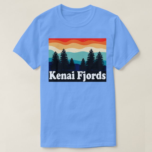 T-shirt Parc national Kenai Fjords Alaska (Design devant)