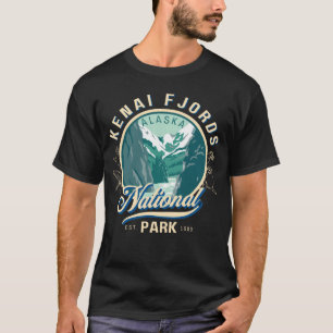 T-shirt Parc national Kenai Fjords Faune Alaska