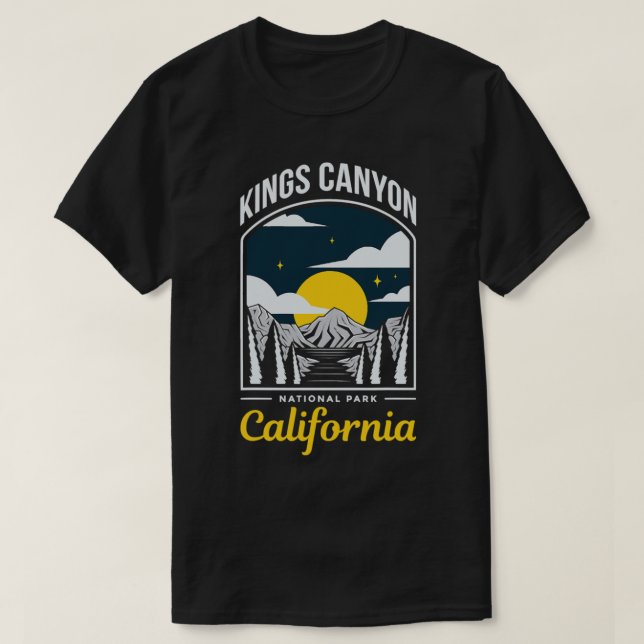 T-shirt Parc national Kings Canyon Us (Design devant)