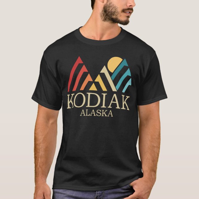 T-shirt Parc national Kodiak Alaska Kodiak (Devant)