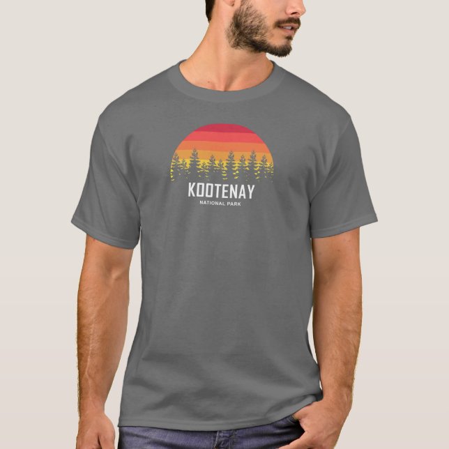 T-shirt Parc national Kootenay (Devant)