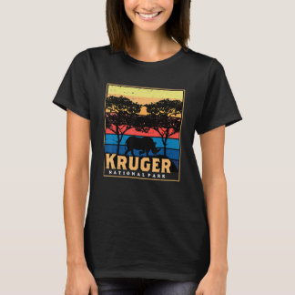 T-shirt Parc national Kruger Safari Rhino Afrique Big Five
