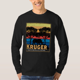 T-shirt Parc national Kruger Safari Rhino Afrique Big Five