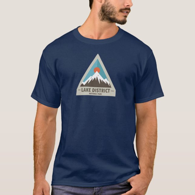 T-shirt Parc national Lake District (Devant)