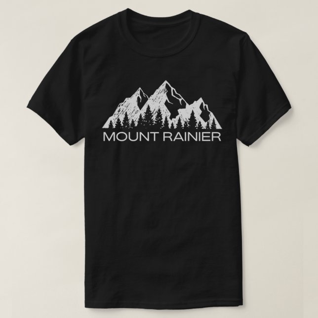 T-shirt Parc national Mount Rainier Mt Rainier Washington (Design devant)