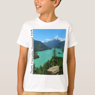 T-shirt Parc national Mountain Lake Scenery Washington
