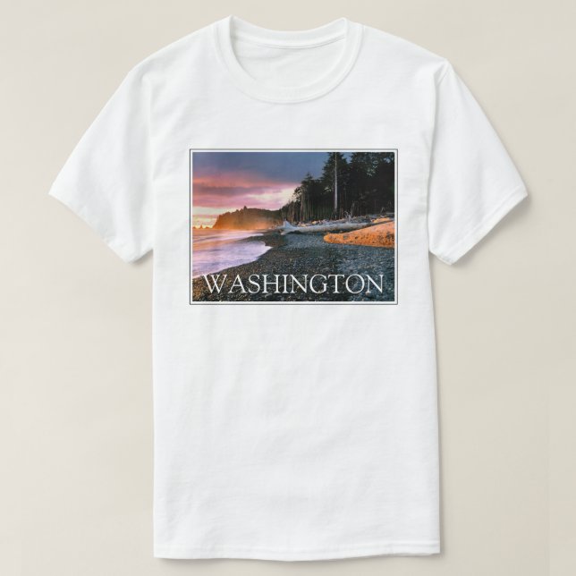 T-shirt Parc national olympique | État de Washington (Design devant)