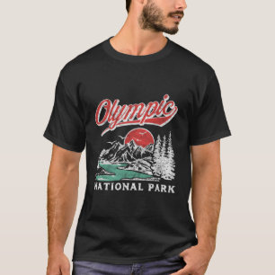 T-shirt Parc National Olympique Montagnes Des Années 80 Di