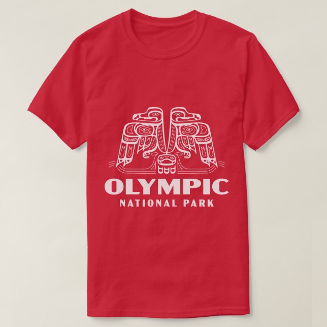 T-shirt Parc National Olympique Rétro Bird Wordmark Blanc (Design devant)
