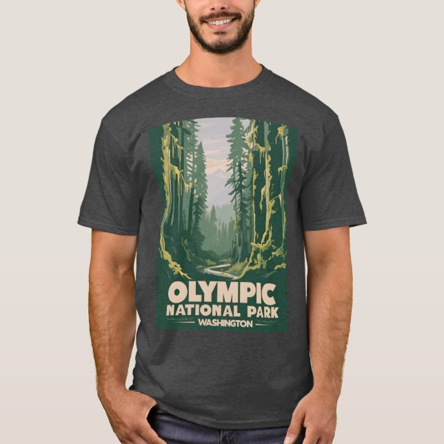 T-shirt Parc national Olympique vintage (Devant)