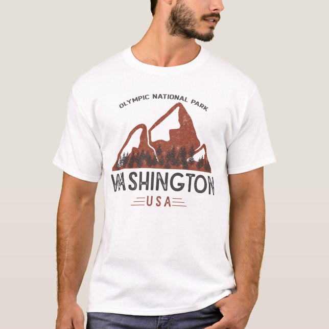 T-shirt Parc national olympique vintage (Devant)