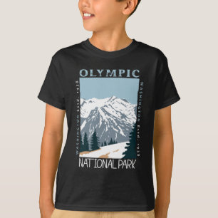 T-shirt Parc National Olympique Washington en détresse