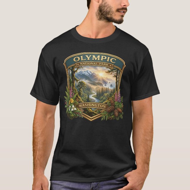 T-shirt Parc national Olympique Washington Faune (Devant)