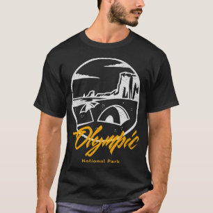 T-shirt Parc National Olympique Washington State Camping R