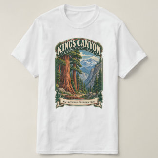 T-shirt Parc national personnalisé de Kings Canyon