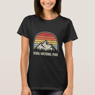 T-shirt Parc national Retro Vintage Denali