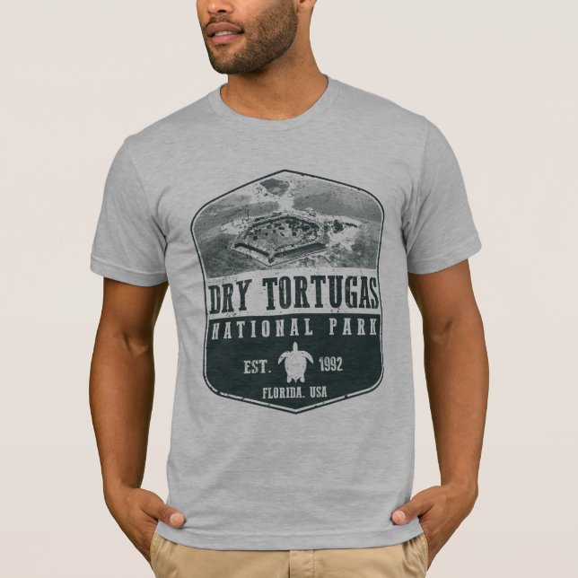 T-shirt Parc national sec de Tortugas (Devant)
