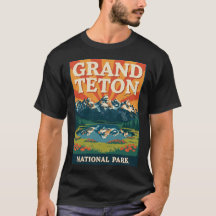 Parc national vintage Grand Teton 