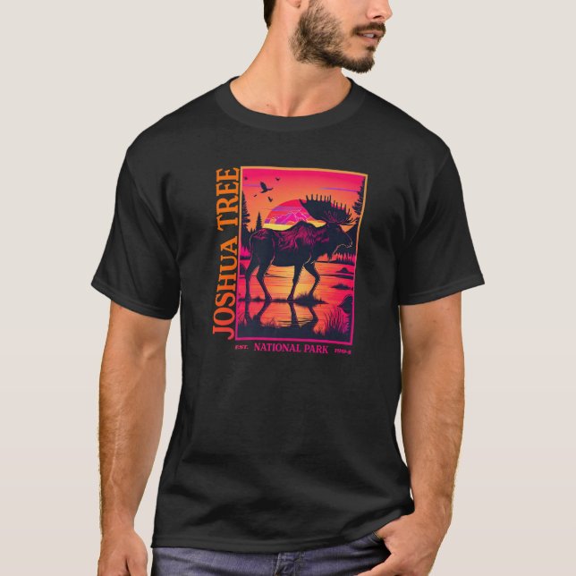 T-shirt Parc national vintage JOSHUA TREE (Devant)