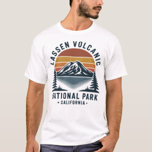 T-shirt Parc national volcanique de Lassen Montagne Cal Vi