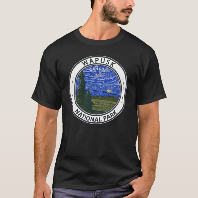 T-shirt Parc national Wapusk Insigne des aurores nordiques (Devant)