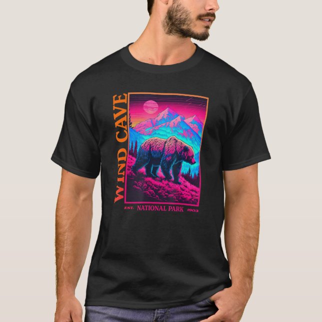 T-shirt Parc national WIND CAVE (Devant)