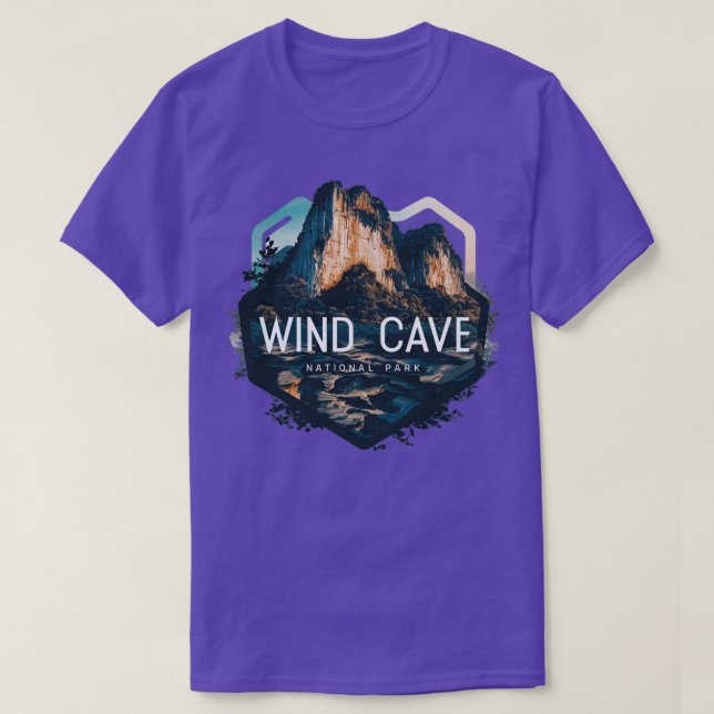 T-shirt Parc national Wind Cave 2 (Design devant)