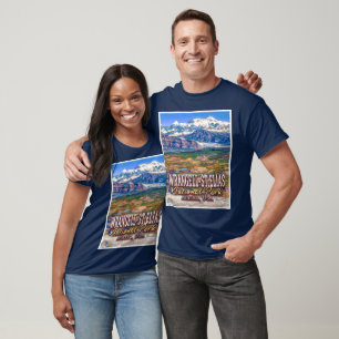T-SHIRT PARC NATIONAL WRANGELL SAINT ELIAS - ALASKA USA