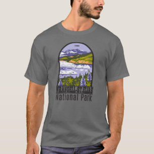T-shirt Parc national Wrangell St Elias Nizina Lake Alaska