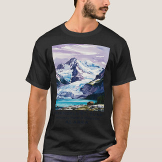 T-shirt Parc national Wrangell St Elias Réserve Alaska TS