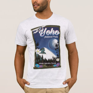 T-shirt Parc national Yoho Canada Affiche de voyage vintag