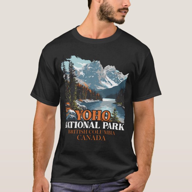 T-shirt Parc national Yoho Colombie-Britannique (Devant)