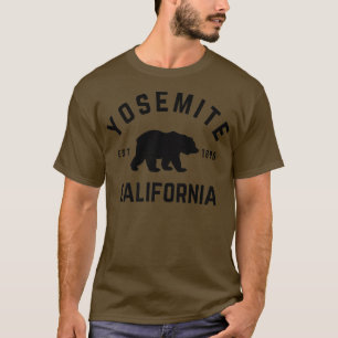 T-shirt Parc national Yosemite California Bear Randonnée O