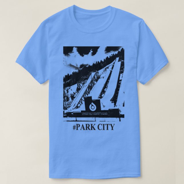 T-shirt Parc olympique de Park City Utah (Design devant)