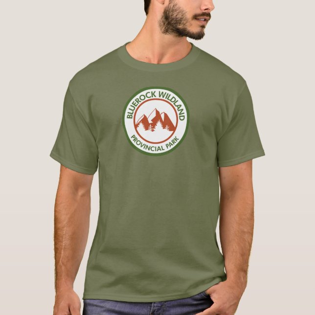 T-shirt Parc provincial Bluerock Wildland (Devant)