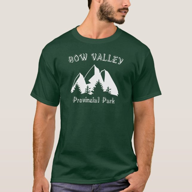 T-shirt Parc provincial de la vallée de Bow (Devant)