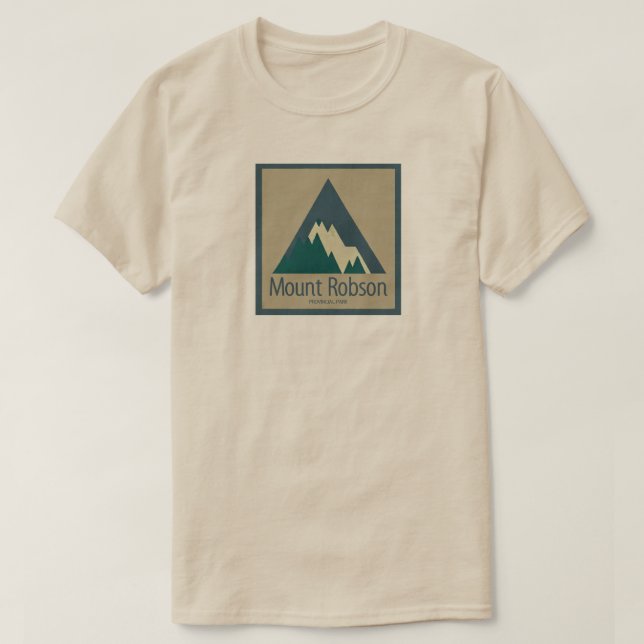 T-shirt Parc provincial Mount Robson Rustic (Design devant)
