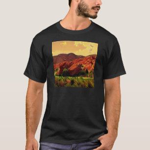 T-shirt Parc rouge Denver le Colorado de roches