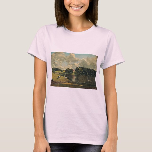 T-shirt Parc Wivenhoe par John Constable (Devant)