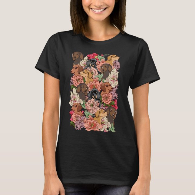 T-shirt Parce que Dachshund (Devant)