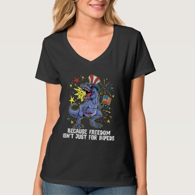 T-shirt Parce que la liberté n'est pas juste pour bipède 4 (Devant)