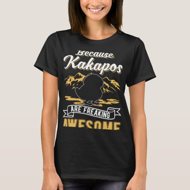 T-shirt Parce que les Kakapos font flipper Kakapo génial (Devant)