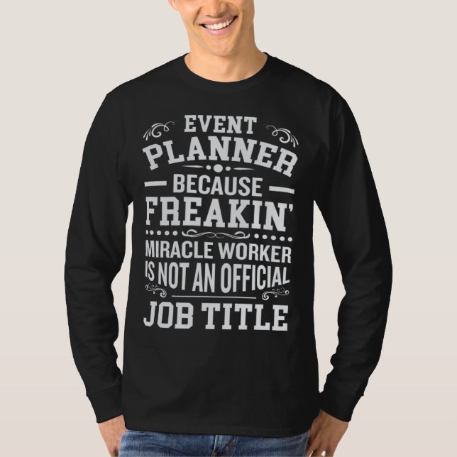 T-shirt parce que travailleur miricale n'est pas un titre  (Devant)
