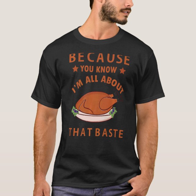 T-shirt Parce que tu sais que je suis à propos de ce Baste (Devant)