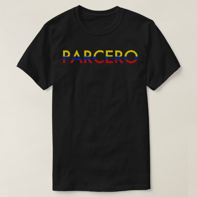 T-shirt Parcero Colombie argot colombienne (Design devant)